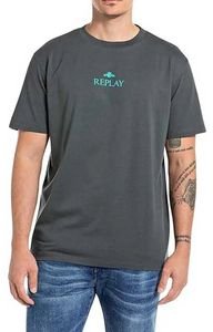 T-SHIRT REPLAY M6943 .000.2660 094 ΓΚΡΙ/ΜΠΛΕ (M) T-SHIRT REPLAY M6943 .000.2660 094 ΓΚΡΙ/ΜΠΛΕ (M)
