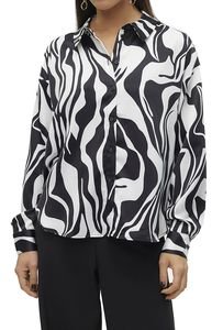 ΠΟΥΚΑΜΙΣΟ VERO MODA VMMERLE LOOSE 10316597 ΜΑΥΡΟ/ΛΕΥΚΟ (S) ΠΟΥΚΑΜΙΣΟ VERO MODA VMMERLE LOOSE 10316597 ΜΑΥΡΟ/ΛΕΥΚΟ (S)