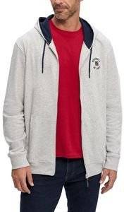 HOODIE �� �������� REDGREEN DNA FALKE RG20003 GREY MELANGE (M)