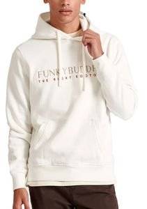 HOODIE FUNKY BUDDHA FBM010-006-06 OFF WHITE (S)