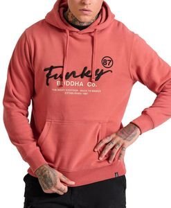 HOODIE FUNKY BUDDHA FBM010-013-06 BRICK (XXXL) HOODIE FUNKY BUDDHA FBM010-013-06 BRICK (XXXL)
