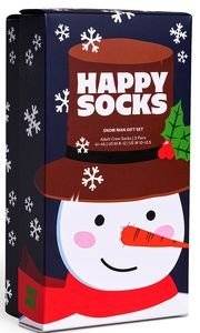 ��� ������� HAPPY SOCKS HOLIDAY NAVY P001740 GIFT BOX 3��� (36-40)