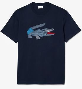 T-SHIRT LACOSTE TH3603 166 ΣΚΟΥΡΟ ΜΠΛΕ (M) T-SHIRT LACOSTE TH3603 166 ΣΚΟΥΡΟ ΜΠΛΕ (M)