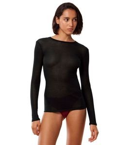 TOP TRIUMPH BEAUTY LAYERS LSL CREW NECK ΜΑΥΡΟ (XL) TOP TRIUMPH BEAUTY LAYERS LSL CREW NECK ΜΑΥΡΟ (XL)