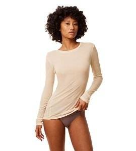 TOP TRIUMPH BEAUTY LAYERS LSL CREW NECK ���� (S)