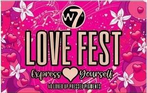 ������ ����� W7 LOVE FEST PRESSED PIGMENT PALETTE (36GR)