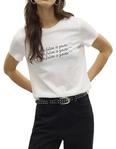 T-SHIRT VERO MODA VMVIVA MAKE THE FUTURE IS YO 10322077 