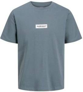T-SHIRT JACK & JONES JORSPLIT FAKESTITCH BRANDING 12273182 ���� (M)