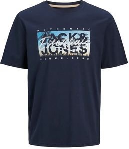 T-SHIRT JACK & JONES JJCOLTON PHOTOPRINT 12268438 ΣΚΟΥΡΟ ΜΠΛΕ (L) T-SHIRT JACK & JONES JJCOLTON PHOTOPRINT 12268438 ΣΚΟΥΡΟ ΜΠΛΕ (L)