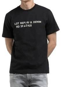 T-SHIRT REPLAY WITH LETTERING M3021 .000.2660 098 ����� (XXL)
