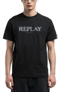 T-SHIRT REPLAY WITH BLURRY LETTERING M3059 .000.2660 098 