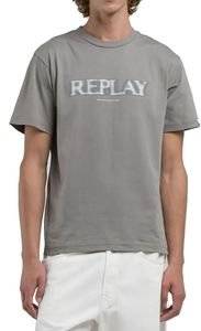 T-SHIRT REPLAY WITH BLURRY LETTERING M3059 .000.2660 705 ���� (XL)