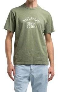 T-SHIRT REPLAY WITH LETTERING  M3029 .000.22336G 438 