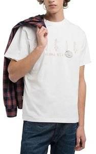 T-SHIRT REPLAY WITH ALOHA STATE PRINT M3067 .000.2660 011 ����� (XL)