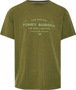 T-SHIRT FUNKY BUDDHA EMBOSSED ������ FBM011-027-04 ���� (XXL)