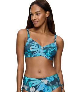 BIKINI TOP TRIUMPH SUMMER FLEUR W 02 ΦΛΟΡΑΛ ΣΚΟΥΡΟ ΤΥΡΚΟΥΑΖ (48C) BIKINI TOP TRIUMPH SUMMER FLEUR W 02 ΦΛΟΡΑΛ ΣΚΟΥΡΟ ΤΥΡΚΟΥΑΖ (48C)