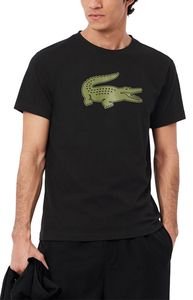 T-SHIRT LACOSTE 3D PRINT CROCODILE TH2042 I6Z ΜΑΥΡΟ/ΧΑΚΙ (XXL) T-SHIRT LACOSTE 3D PRINT CROCODILE TH2042 I6Z ΜΑΥΡΟ/ΧΑΚΙ (XXL)
