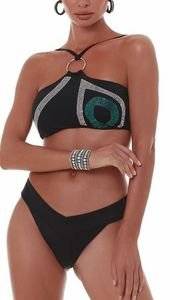 BIKINI TOP BLUEPOINT CAT EYE 25066031 02 ����� (L)