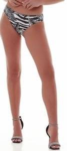BIKINI BRIEF BLUEPOINT BLACK & WHITE 25065066 02 ΜΑΥΡΟ