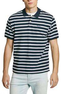 T-SHIRT POLO PEPE JEANS BARRET ΡΙΓΕ PM542241 594 ΣΚΟΥΡΟ ΜΠΛΕ