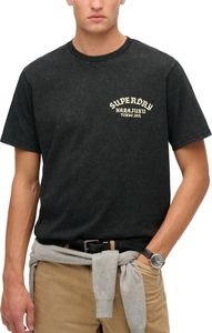 T-SHIRT SUPERDRY NEO TRAD TATTOO M1012130A 02A ΜΑΥΡΟ