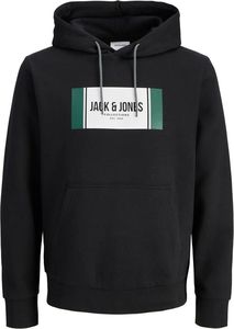 HOODIE JACK & JONES JJHAYATO 12278614 ΜΑΥΡΟ (S) HOODIE JACK & JONES JJHAYATO 12278614 ΜΑΥΡΟ (S)