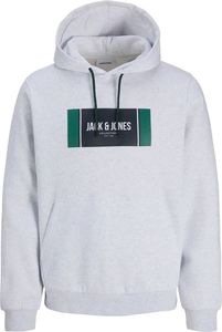 HOODIE JACK & JONES JJHAYATO 12278614 ΛΕΥΚΟ ΜΕΛΑΝΖΕ (L) HOODIE JACK & JONES JJHAYATO 12278614 ΛΕΥΚΟ ΜΕΛΑΝΖΕ (L)