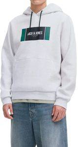 HOODIE JACK & JONES JJHAYATO 12278614 ΛΕΥΚΟ ΜΕΛΑΝΖΕ (XXL) HOODIE JACK & JONES JJHAYATO 12278614 ΛΕΥΚΟ ΜΕΛΑΝΖΕ (XXL)