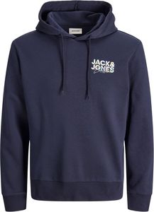 HOODIE JACK & JONES JJGEPLAS 12279119 ΣΚΟΥΡΟ ΜΠΛΕ (M) HOODIE JACK & JONES JJGEPLAS 12279119 ΣΚΟΥΡΟ ΜΠΛΕ (M)