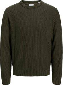 ΠΟΥΛΟΒΕΡ JACK & JONES JJROY 12279278 ΣΚΟΥΡΟ ΠΡΑΣΙΝΟ