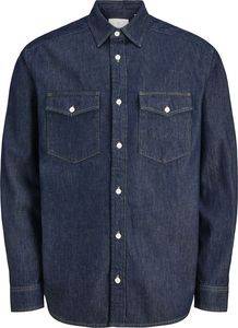 ΠΟΥΚΑΜΙΣΟ JACK & JONES JPRCCWALTER DENIM 12282682 ΣΚΟΥΡΟ ΜΠΛΕ