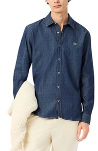 ΠΟΥΚΑΜΙΣΟ LACOSTE DENIM CH9084 MK9 ΣΚΟΥΡΟ ΜΠΛΕ