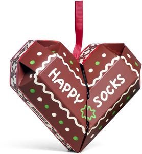 ��� ������� HAPPY SOCKS GINGERBREAD HEART P003375 GIFT BOX 2��� (41-46)