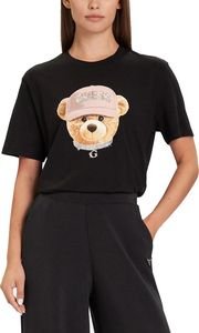 T-SHIRT GUESS TEDDY BEAR HAT V5BI09I3Z14 JBLK ����� (M)