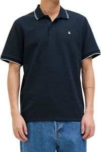 T-SHIRT POLO JACK & JONES JJEAUSTIN 12268130 ������ ���� (XL)