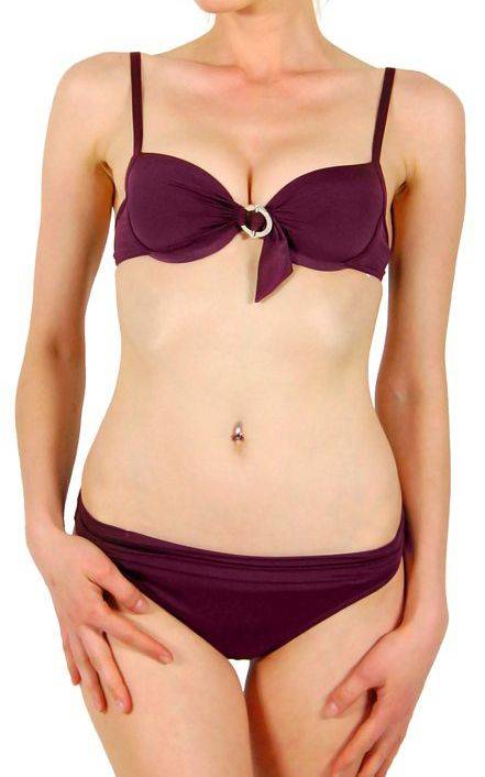 BIKINI SET MORGAN ADAGGIO ΜΠΟΡΝΤΟ (36)