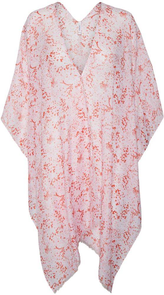 ΚΑΦΤΑΝΙ PONCHO VERO MODA VMLENA 10202331 ΛΕΥΚΟ/ΚΟΚΚΙΝΟ