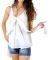 TOP DKNY COTTON VOILE 