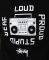 T-SHIRT STUSSY LOUD STUPID  (M)