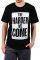 T-SHIRT STUSSY POSTERS HARDER  (XL)