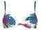 BIKINI TOP SLOGGI SWIM BLUE LEAVES CTOWP 03 ���� (36C)