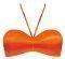 BIKINI TOP SLOGGI SWIM LAVA PASSION CTOWP 02 ΠΟΡΤΟΚΑΛΙ (40B) BIKINI TOP SLOGGI SWIM LAVA PASSION CTOWP 02 ΠΟΡΤΟΚΑΛΙ (40B)