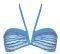 BIKINI TOP SLOGGI SWIM BLUE SEA CTOWP  (38B)