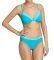 BIKINI TOP SLOGGI SWIM TURQUOISE STRIPES CTOW BIG  (46E)