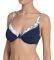 BIKINI TOP SLOGGI SWIM NAVY SHIMMER CTOW BIG ...
