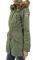  SUPERDRY PARKA WINTER ROOKIE-MILITARY  (L)