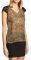 T-SHIRT RED SOUL FABRICIA LEOPARD /