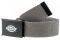  DICKIES ORCUTT BELT CHARCOAL GRAY (120CM)