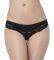 ΣΛΙΠΑΚΙ TRIUMPH LOVELY MICRO BRAZILIAN STRING ΜΑΥΡΟ (M)