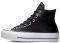   CONVERSE ALL STAR CHUCK TAYLOR LIFT CLEAN LEATHER 561675C BLACK (EUR:36)